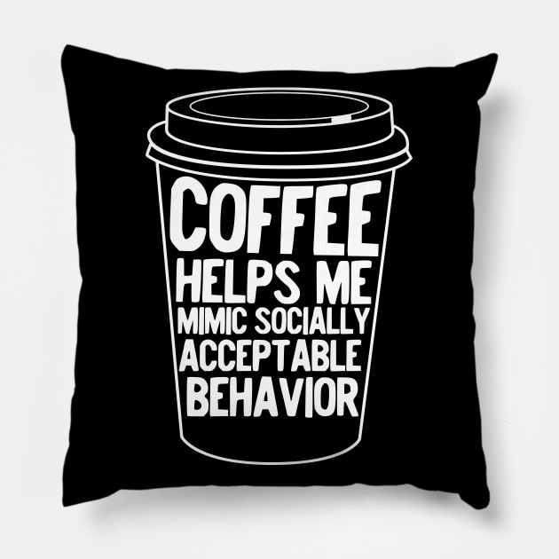 coffee Pillow by CurlyDesigns