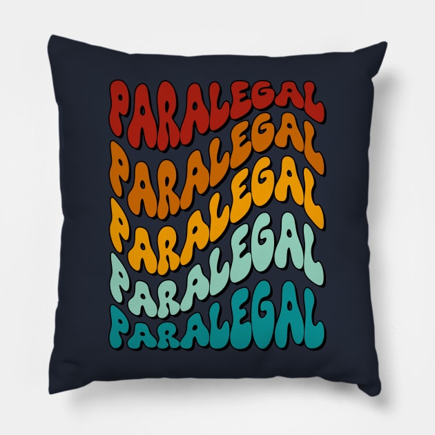 Paralegal Pillow by TrendyPlaza