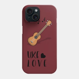 Hawaiian Mahalo Acoustic Uke Ukulele Love Notes Phone Case