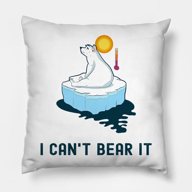 I can't bear it Pillow by Photomisak72