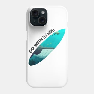 Surfboard Creative Whale Design Gift Phone Case