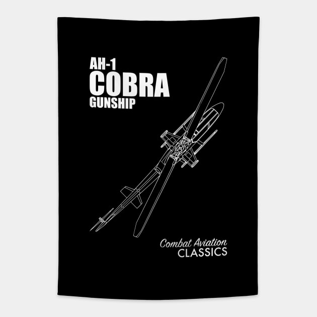 AH-1 Cobra Tapestry by Firemission45