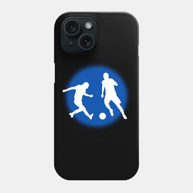 Soccer Player Footballer Training Duel Phone Case by Foxxy Merch