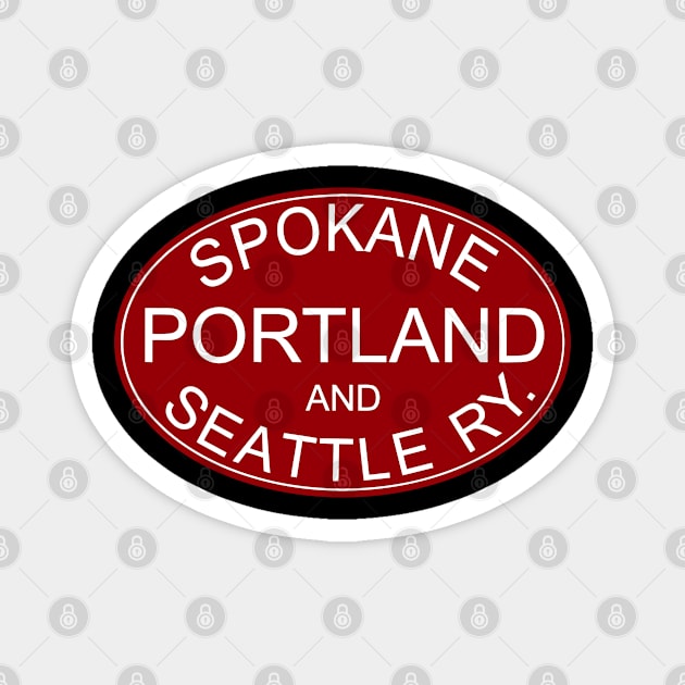 Portland & Seattle Railway Magnet by Raniazo Fitriuro