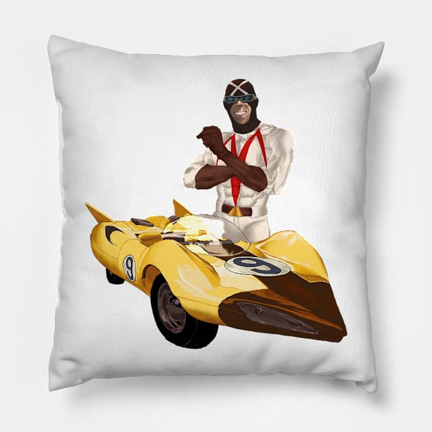 RacerX Pillow by Aces of Paint