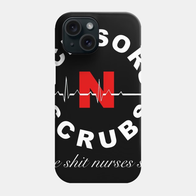 Scissors N Scrubs Podcast Shirt Phone Case by MikeDenison
