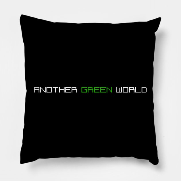 Another Green World Pillow by 2Divided