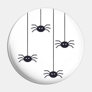 Scary Spiders Pattern Pin