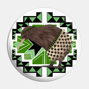 Traditional New Zealand Kiwi Bird Pin