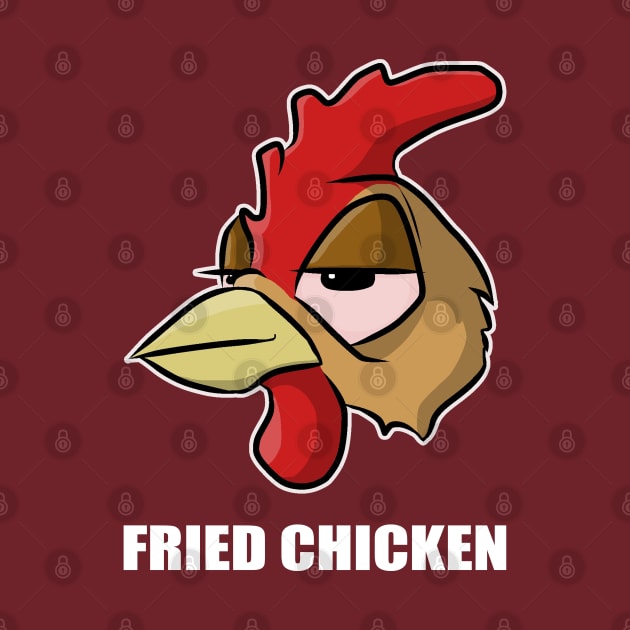 fried chicken by bobgoodallart