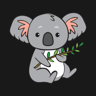 Koala - with eucalyptus T-Shirt