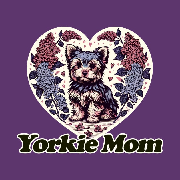 Yorkie Mom by bubbsnugg
