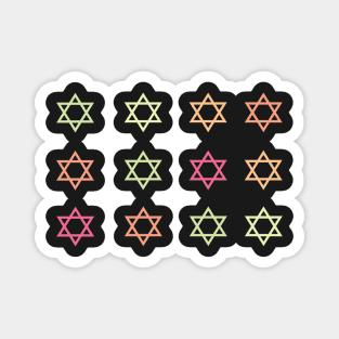 Jewish stars Magnet