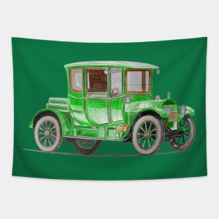 Retro car Tapestry