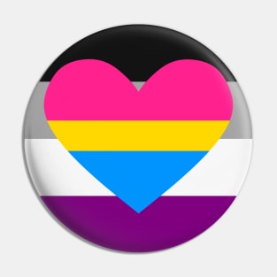 Asexual and Panromantic Pin