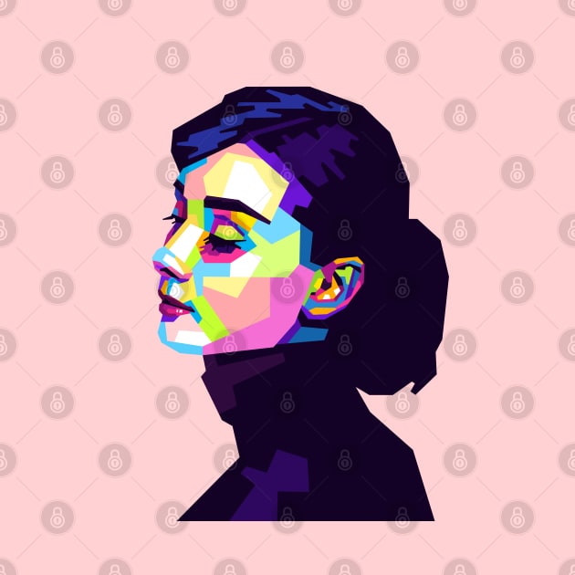 Audrey Hepburn - WPAP by Wahyu Aji Sadewa