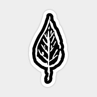 Leaf - Minimal Ink Drawing Magnet