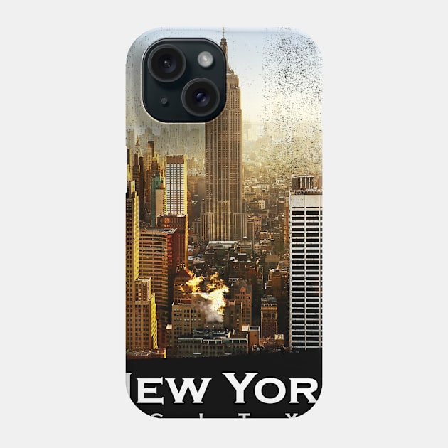 New York City Beautiful Scenery Phone Case by SuperSikh Creations