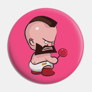 Street Fighter Babies: Zangief Pin