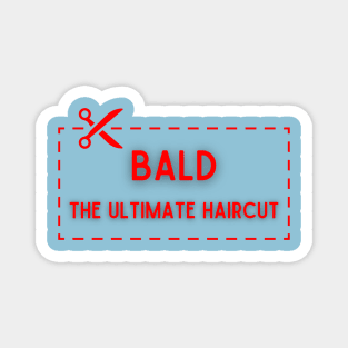 Bald Ultimate Haircut Red Magnet
