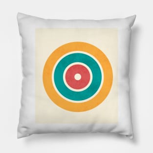 Modern geometric mural art design Pillow