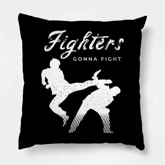 Fighter Design for a Martial Arts Lover Pillow by AlleyField