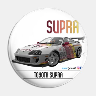 Supra Time Attack Kunos Classic Pin