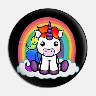 Rainbow Unicorn Pin