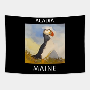 Puffin Lover - Acadia Maine Tapestry