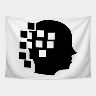 Human head Tapestry