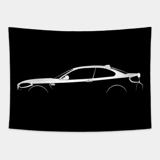 BMW M2 Competition (F87) Silhouette Tapestry