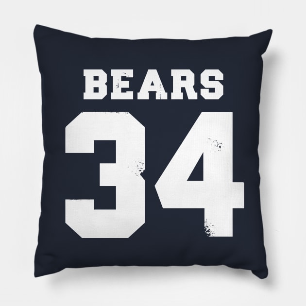 Walter Payton Sweetness Pillow by MikeSolava