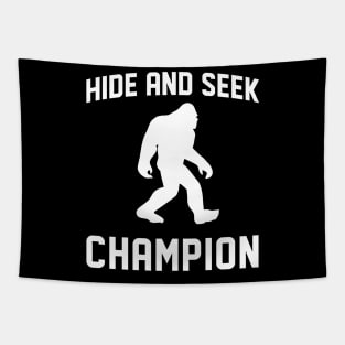 Bigfoot Hide And Seek World Champion Tapestry