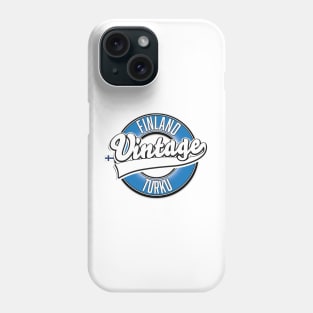 Turku Final vintage style logo Phone Case