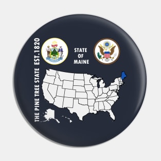 State of Maine Pin