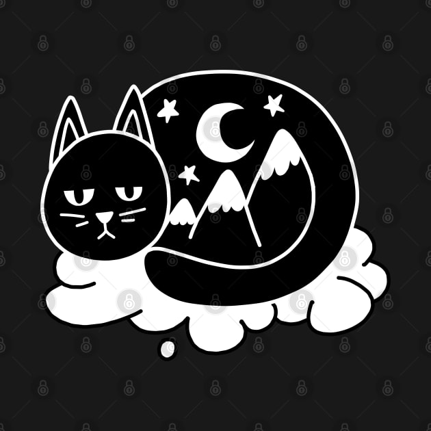 Black Cat Nature Night by pako-valor