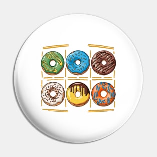 Colorful Donut Delights for Sweet Lovers Pin