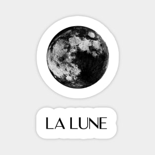 La lune monochrome Magnet