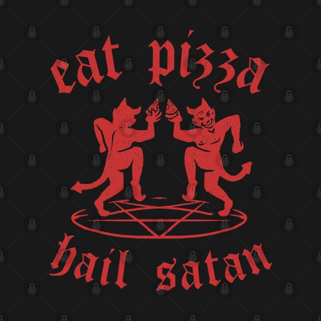 Satanic Pizza by NinthStreetShirts