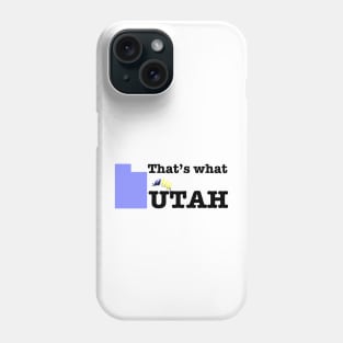 blue utah Phone Case