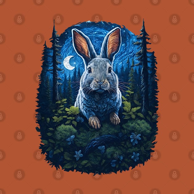 Giant rabbit in the forest by Mysooni