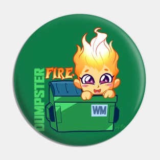 Dumpster Fire Chan Pin