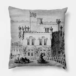 House and garden Pillow