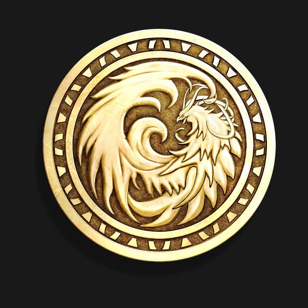 Phoenix Coin gold by chriskar