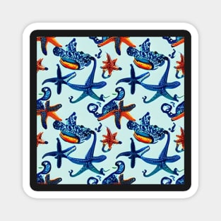 Starfish Abstract Pattern Magnet