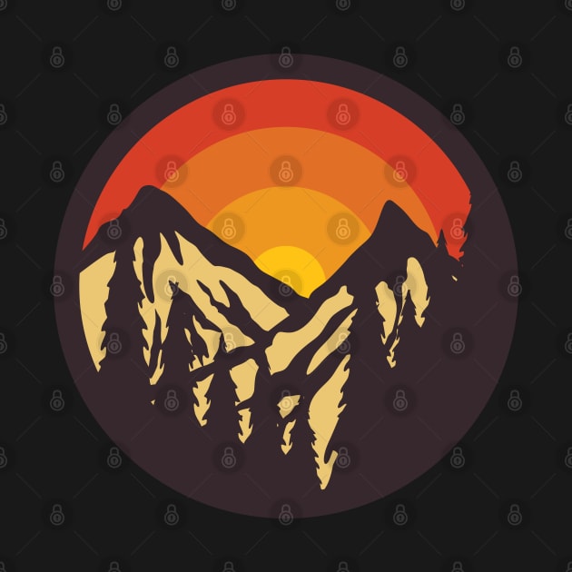 Mountain Sunset by quilimo