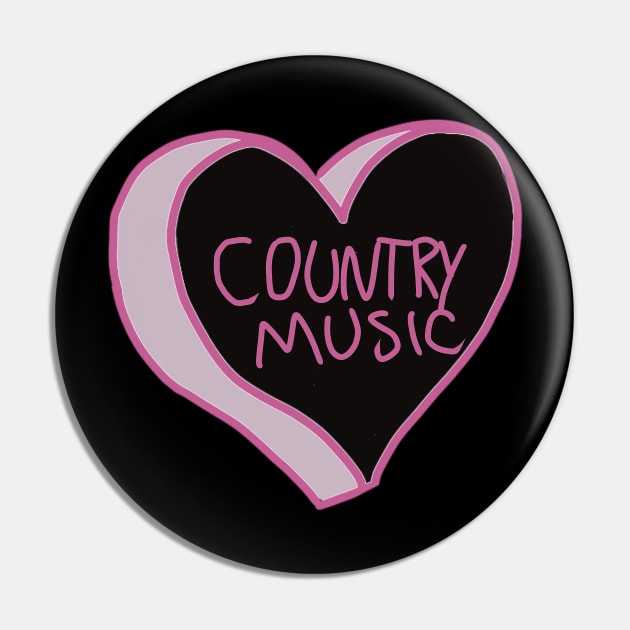 Country Music Girl Pin by ROLLIE MC SCROLLIE