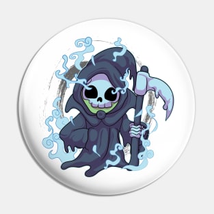 Grim Reaper Kawaii Pin