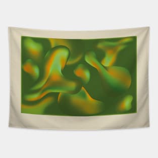 Abstract Artwork Iridescence Liquid Holographic  Tapestry