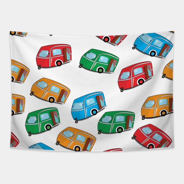 Caravan pattern Tapestry by nickemporium1